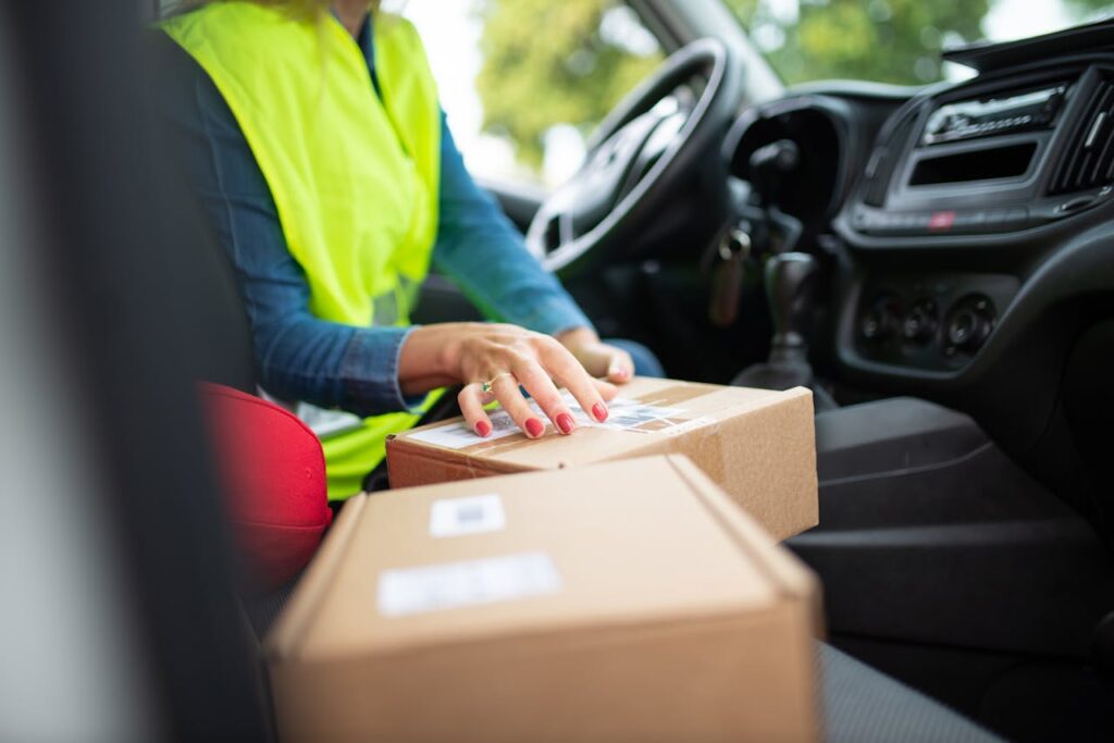 A Person Holding a Box